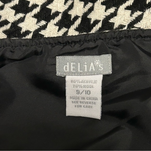 EUC Delia*s Houndstooth Strapless Dress - 9/10 - Picture 13 of 14